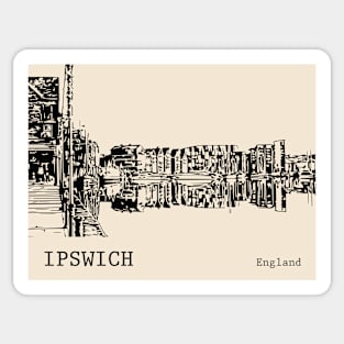Ipswich England Sticker